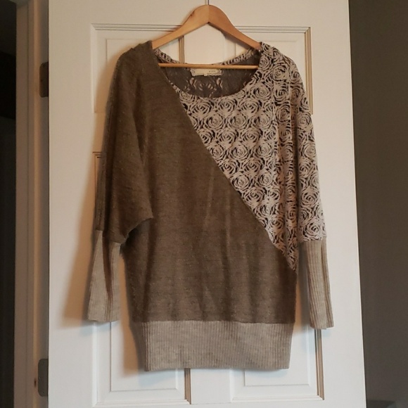 A'Reve Sweaters - Asymmetrical Patterned Sweater